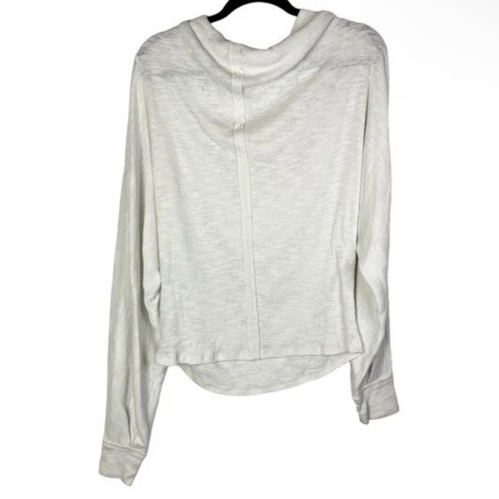 We The Free Off-the-Shoulder White  Sweater with Balloon Sleeves - Picture 4 of 4